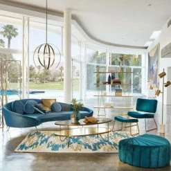 Maisons Du Monde Suspensions Suspension En Métal Doré Cercles Articulés -Luminaires Soldes 2022 suspension en metal dore cercles articules 1000 14 5 189343 3