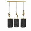 Maisons Du Monde Suspensions Suspension En Métal Doré Et 3 Abat-jours En Franges Noir Ornés De Sculptures De Singes D98 -Luminaires Soldes 2022 suspension en metal dore et 3 abat jours en franges noir ornes de sculptures de singes d98 1000 6 16 226582 1