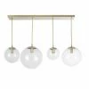 Maisons Du Monde Suspensions Suspension En Métal Doré Et 4 Globes En Verre D118 -Luminaires Soldes 2022 suspension en metal dore et 4 globes en verre d118 1000 5 25 226632 1