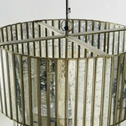 Maisons Du Monde Suspensions Suspension En Métal Et Facettes Miroitées -Luminaires Soldes 2022 suspension en metal et facettes miroitees 1000 5 33 189453 4