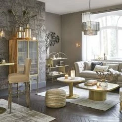 Maisons Du Monde Suspensions Suspension En Métal Et Facettes Miroitées -Luminaires Soldes 2022 suspension en metal et facettes miroitees 1000 5 33 189453 7