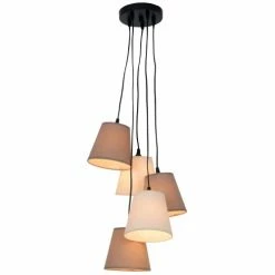 Keria Suspensions Suspension En Métal Marron -Luminaires Soldes 2022 suspension en metal marron 2