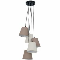 Keria Suspensions Suspension En Métal Marron -Luminaires Soldes 2022 suspension en metal marron 3