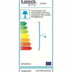 Lussiol Lighting Suspensions Suspension En Métal Marron D. 41 Cm -Luminaires Soldes 2022 suspension en metal marron d 41 cm 2