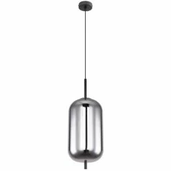 Globo Suspensions Suspension En Métal Noir -Luminaires Soldes 2022 suspension en metal noir 13