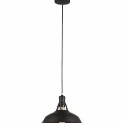 Lussiol Lighting Suspensions Suspension En Métal Noir D. 27 Cm -Luminaires Soldes 2022 suspension en metal noir d 27 cm 1