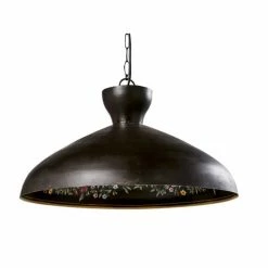 Maisons Du Monde Suspensions Suspension En Métal Noir Et Décor Floral Peint -Luminaires Soldes 2022 suspension en metal noir et decor floral peint 1000 15 35 189701 1