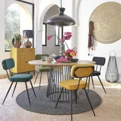 Maisons Du Monde Suspensions Suspension En Métal Noir Et Décor Floral Peint -Luminaires Soldes 2022 suspension en metal noir et decor floral peint 1000 15 35 189701 7