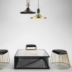 Lussiol Lighting Suspensions Suspension En Métal Or D. 36 Cm -Luminaires Soldes 2022 suspension en metal or d 36 cm 5