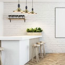 Lussiol Lighting Suspensions Suspension En Métal Or D. 36 Cm -Luminaires Soldes 2022 suspension en metal or d 36 cm 6