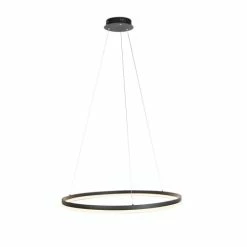 QAZQA Suspensions Suspension En Plastique Noir -Luminaires Soldes 2022 suspension en plastique noir 3