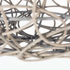 Keria Suspensions Suspension En Rotin Gris -Luminaires Soldes 2022 suspension en rotin gris 5