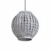 Lussiol Lighting Suspensions Suspension En Rotin Gris D. 31 Cm -Luminaires Soldes 2022 suspension en rotin gris d 31 cm