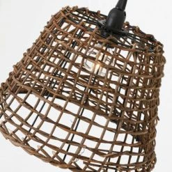 Lussiol Lighting Suspensions Suspension En Rotin Marron D. 29 Cm -Luminaires Soldes 2022 suspension en rotin marron d 29 cm 4