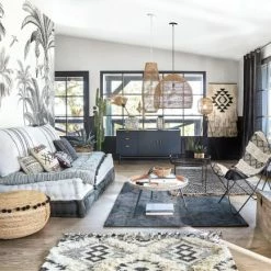 Maisons Du Monde Suspensions Suspension En Rotin Tressé D27 -Luminaires Soldes 2022 suspension en rotin tresse d27 1000 0 4 190859 4