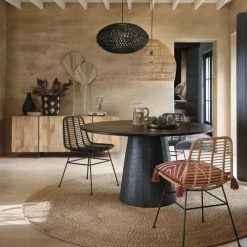Maisons Du Monde Suspensions Suspension En Rotin Tressé D60 -Luminaires Soldes 2022 suspension en rotin tresse d60 1000 3 6 165277 22