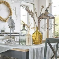 Maisons Du Monde Suspensions Suspension En Verre Ciselé Transparent Et Manguier -Luminaires Soldes 2022 suspension en verre cisele transparent et manguier 1000 12 22 210557 3