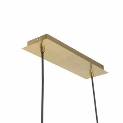 QAZQA Suspensions Suspension En Verre Doré/laiton -Luminaires Soldes 2022 suspension en verre dore laiton 12