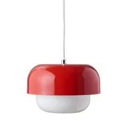 Dyberg Larsen Suspensions Suspension En Verre Et Métal Rouge Clair, H 15 Cm D 23 Cm -Luminaires Soldes 2022 suspension en verre et metal rouge clair h 15 cm d 23 cm 4