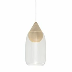 Mater Suspensions Suspension En Verre Fumé -Luminaires Soldes 2022 suspension en verre transparent