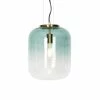 QAZQA Suspensions Suspension En Verre Vert -Luminaires Soldes 2022 suspension en verre vert