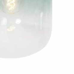 QAZQA Suspensions Suspension En Verre Vert -Luminaires Soldes 2022 suspension en verre vert 5