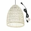 LUMISKY Suspensions Suspension Extérieur Rotin Beige D40CM -Luminaires Soldes 2022 suspension exterieur rotin beige d40cm