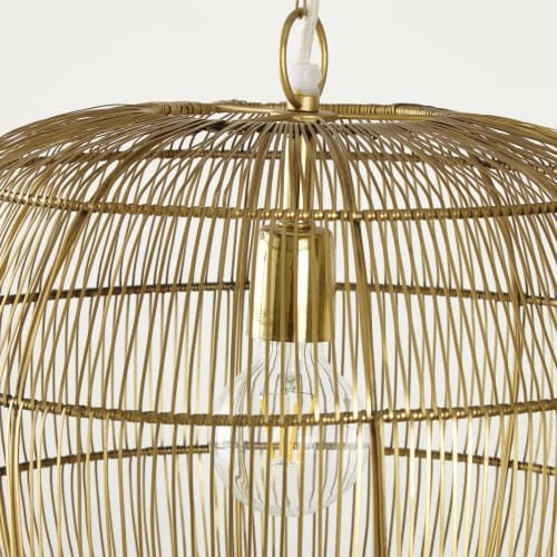 Maisons Du Monde Suspensions Suspension Filaire Dorée D43 4 Maisons Du Monde Suspensions Suspension Filaire Dorée D43 – Image 2