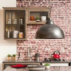 Maisons Du Monde Suspensions Suspension Indus En Métal Brossé D50 -Luminaires Soldes 2022 suspension indus en metal brosse d50 1000 0 24 131019 5