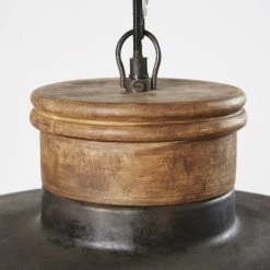 Maisons Du Monde Suspensions Suspension Indus En Métal Effet Vieilli Et Manguier -Luminaires Soldes 2022 suspension indus en metal effet vieilli et manguier 1000 5 8 190371 4