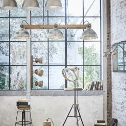 Maisons Du Monde Suspensions Suspension Indus En Métal Effet Vieilli Et Manguier -Luminaires Soldes 2022 suspension indus en metal effet vieilli et manguier 1000 5 8 190371 8