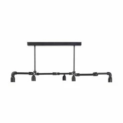 Maisons Du Monde Suspensions Suspension Indus Tuyaux En Métal Noir