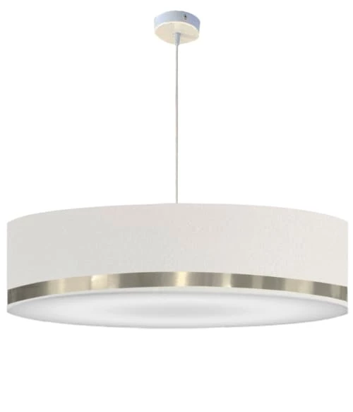 Abat-jours Suspensions Suspension Jonc Blanc Et Aluminium T 65 X H 25 3 Abat-jours Suspensions Suspension Jonc Blanc Et Aluminium T 65 X H 25