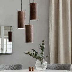 Markslöjd Suspensions Suspension/Lustre Câble Textile - Douilles Métal Marron -Luminaires Soldes 2022 suspension lustre cable textile douilles metal marron 2