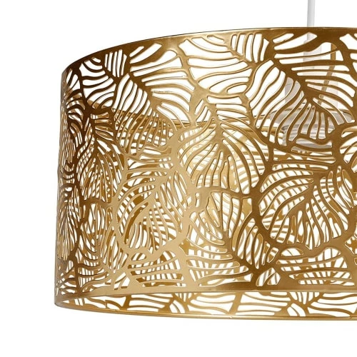 Jardideco Suspensions Suspension Métal Ajouré Doré D35cm 4 Jardideco Suspensions Suspension Métal Ajouré Doré D35cm – Image 2