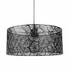 Jardideco Suspensions Suspension Métal Ajouré Noir D35cm -Luminaires Soldes 2022 suspension metal ajoure noir d35cm