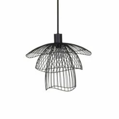 Forestier Suspensions Suspension Métal Filaire Noir D30cm