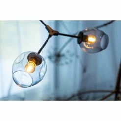 Deladeco Suspensions Suspension Moderne En Métal Noir 175 Cm -Luminaires Soldes 2022 suspension moderne en metal noir 175 cm 2