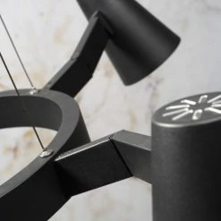 It's About Romi Lustres Suspension Noire 5 Lampes -Luminaires Soldes 2022 suspension noire 5 lampes 3