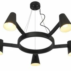 It's About Romi Lustres Suspension Noire 5 Lampes -Luminaires Soldes 2022 suspension noire 5 lampes 5