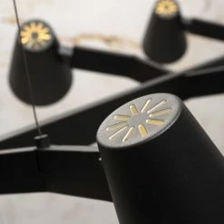 It's About Romi Suspensions Suspension Noire 6 Lampes -Luminaires Soldes 2022 suspension noire 6 lampes 3