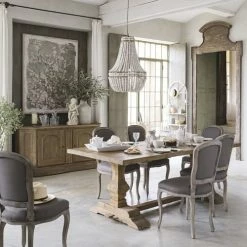 Maisons Du Monde Suspensions Suspension Perles En Sapin Blanc Et Métal Effet Vieilli -Luminaires Soldes 2022 suspension perles en sapin blanc et metal effet vieilli 1000 10 2 200287 3