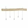 Maisons Du Monde Suspensions Suspension Rampe 5 Douilles En Peuplier Et Métal Blanc -Luminaires Soldes 2022 suspension rampe 5 douilles en peuplier et metal blanc 1000 0 4 202708 1