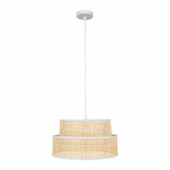Jardideco Suspensions Suspension Rotin Beige D35cm -Luminaires Soldes 2022 suspension rotin beige d35cm 2