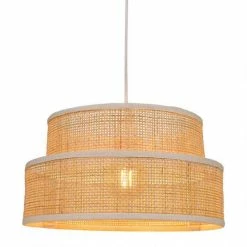 Jardideco Suspensions Suspension Rotin Beige D35cm -Luminaires Soldes 2022 suspension rotin beige d35cm 3