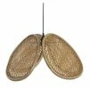 Wadiga Suspensions Suspension Rotin Naturel 50x50x25cm -Luminaires Soldes 2022 suspension rotin naturel 50x50x25cm