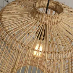 Good & Mojo Suspensions Suspension Rotin Naturel D60cm -Luminaires Soldes 2022 suspension rotin naturel d60cm 3