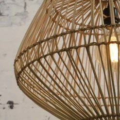 Good & Mojo Suspensions Suspension Rotin Naturel D60cm -Luminaires Soldes 2022 suspension rotin naturel d60cm 4