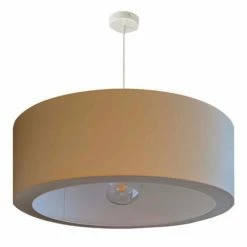 Abat-jours Suspensions Suspension Silvio Beige Foncé T 65 X H 25 10 Abat-jours Suspensions Suspension Silvio Beige Foncé T 65 X H 25 -Luminaires Soldes 2022 suspension silvio beige fonce t 65 x h 25 2