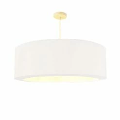 Abat-jours Suspensions Suspension Silvio Blanc Cassé T 65 X H 25